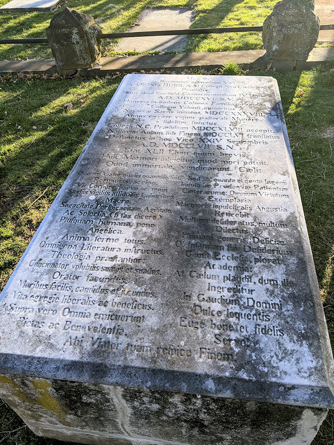 Gravestone
Princeton Cemetery
