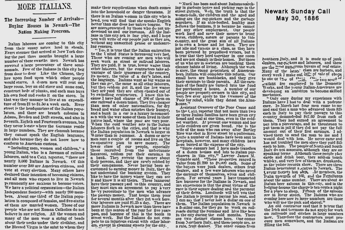 More Italians
May 30, 1886
Newark Sunday Call
